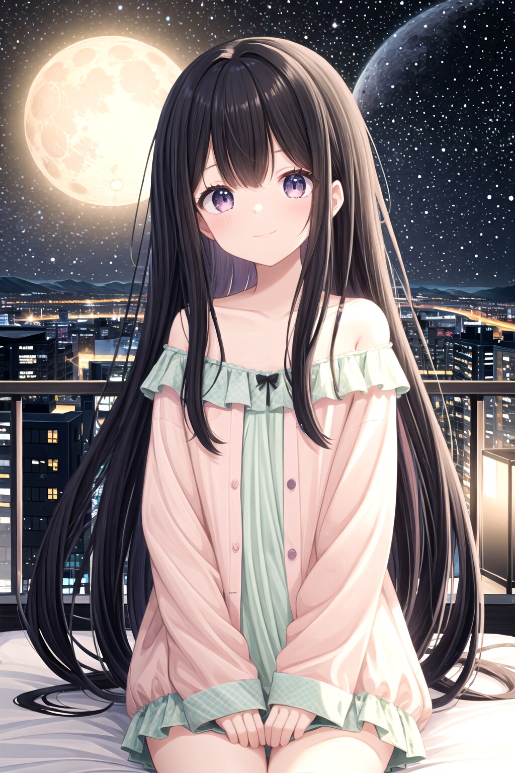 夜景きれいだね | の人気AIイラスト・グラビア