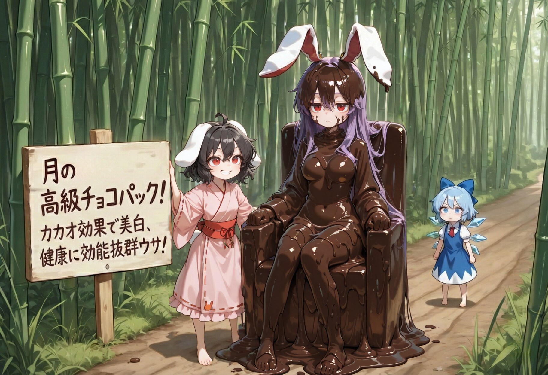 ちょこれーと事変・竹林前