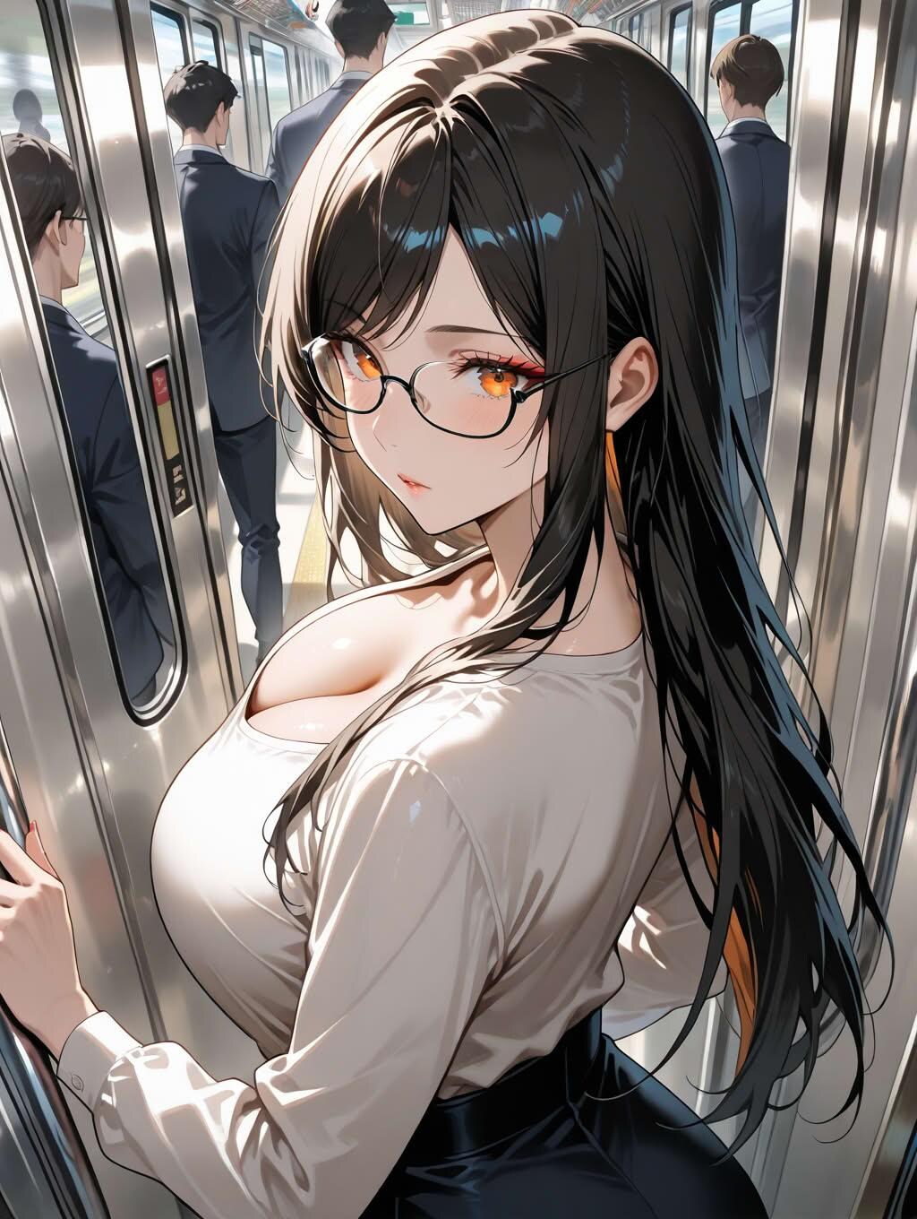 幸せな通勤風景
