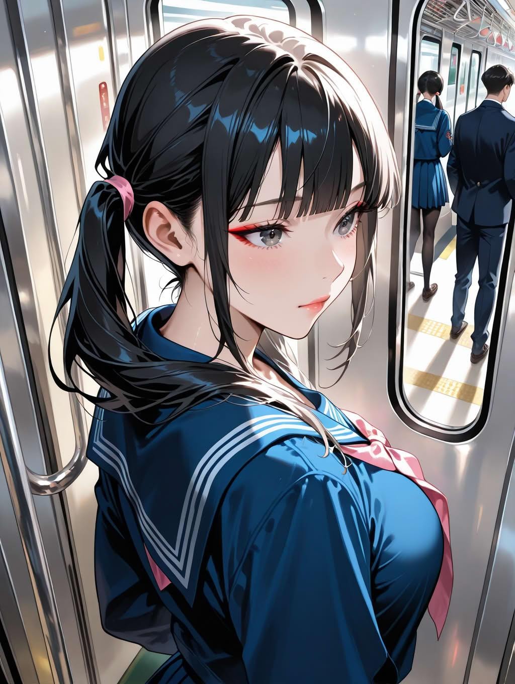 幸せな通勤風景