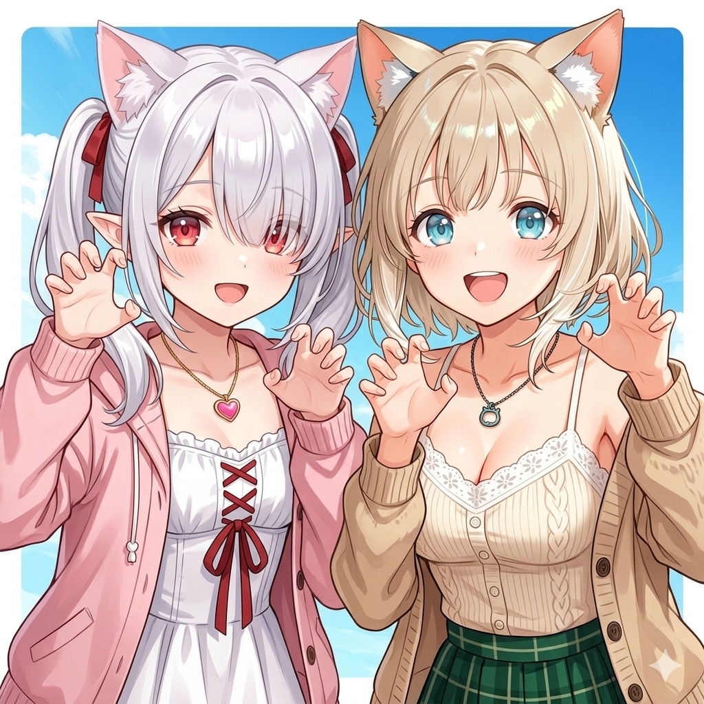 猫耳祭りの連絡が取れた方へのファンアート