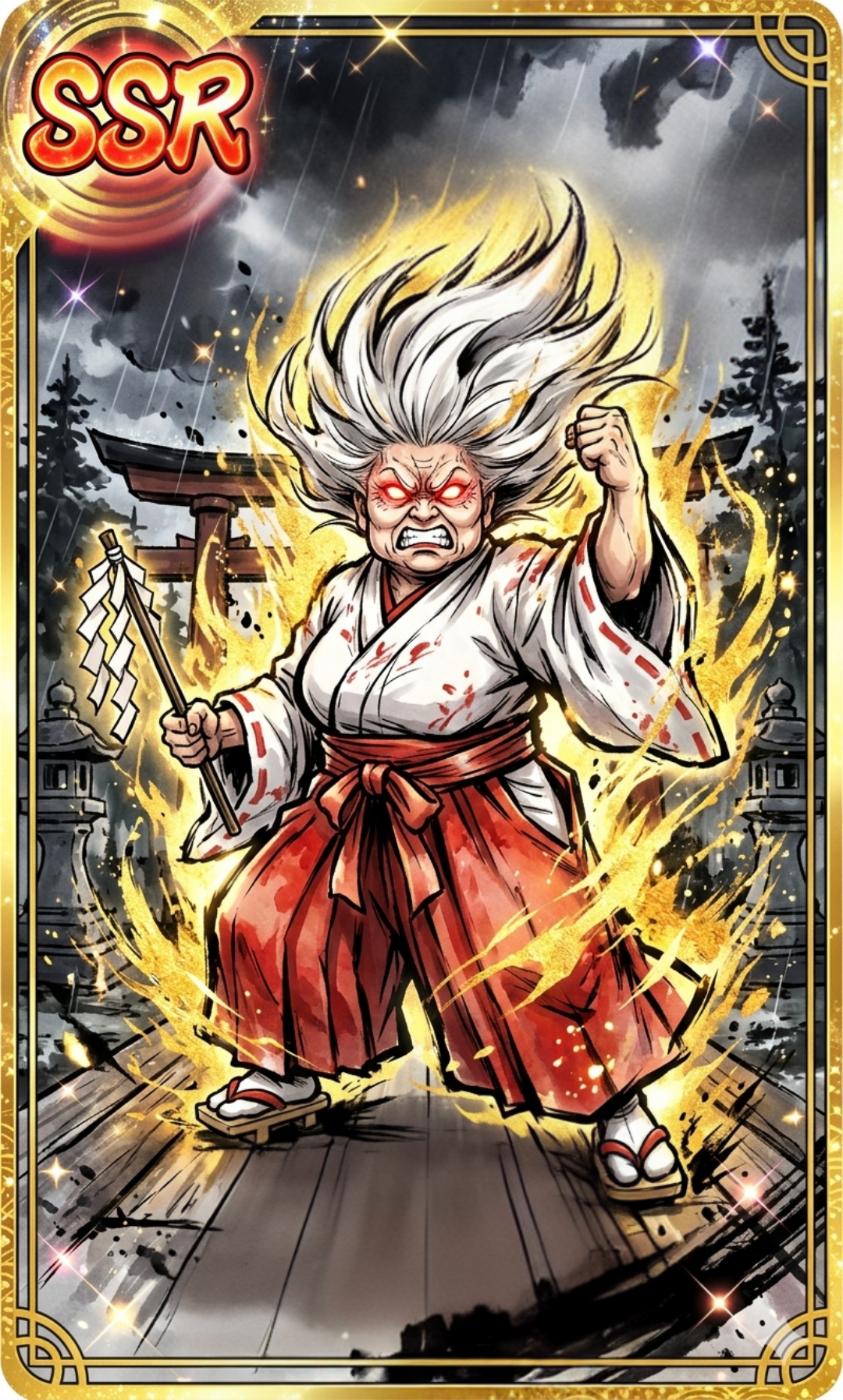 【うちの町】阿黒神社限定カード「超苺ちゃん」 | の人気AIイラスト・グラビア