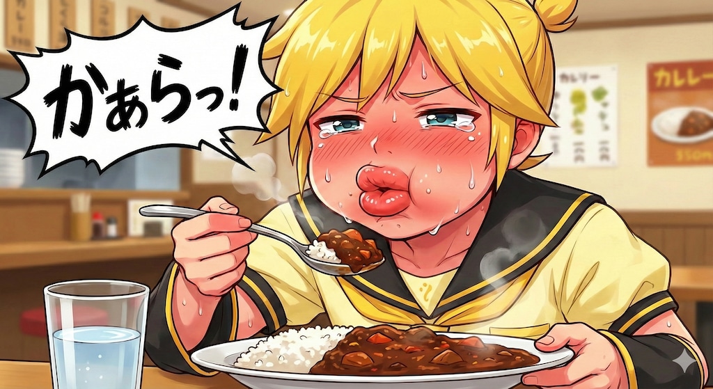 今日の昼飯はカレーライスです💦