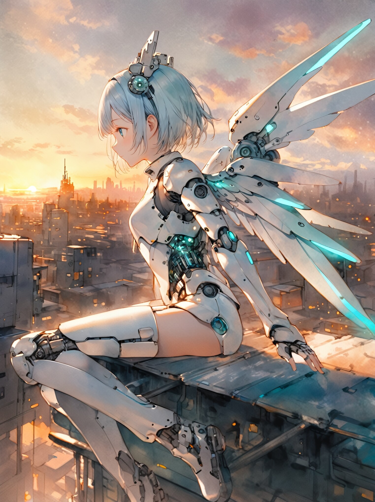 黄昏を見下ろす | の人気AIイラスト・グラビア