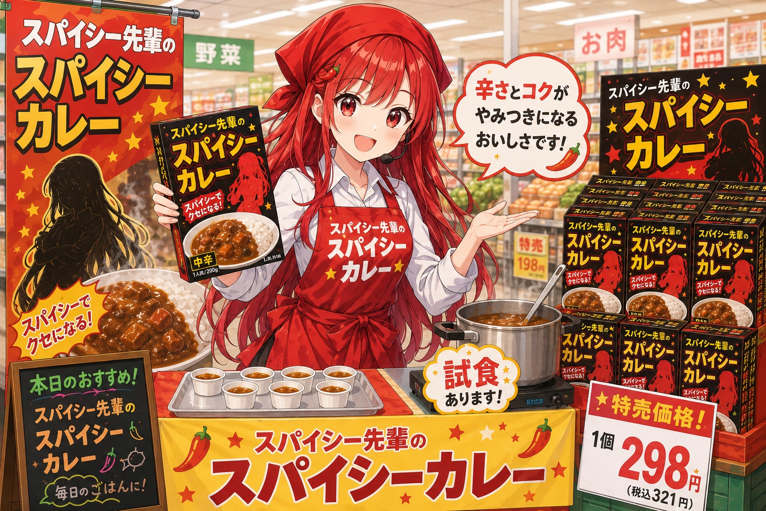 忘れずにカレーはやっぱスパイシー　弾