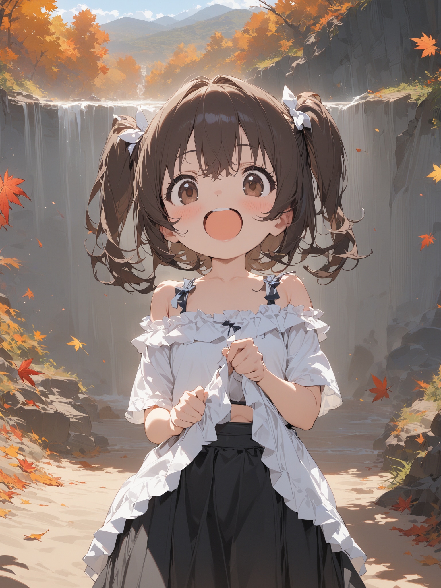 紅葉の滝