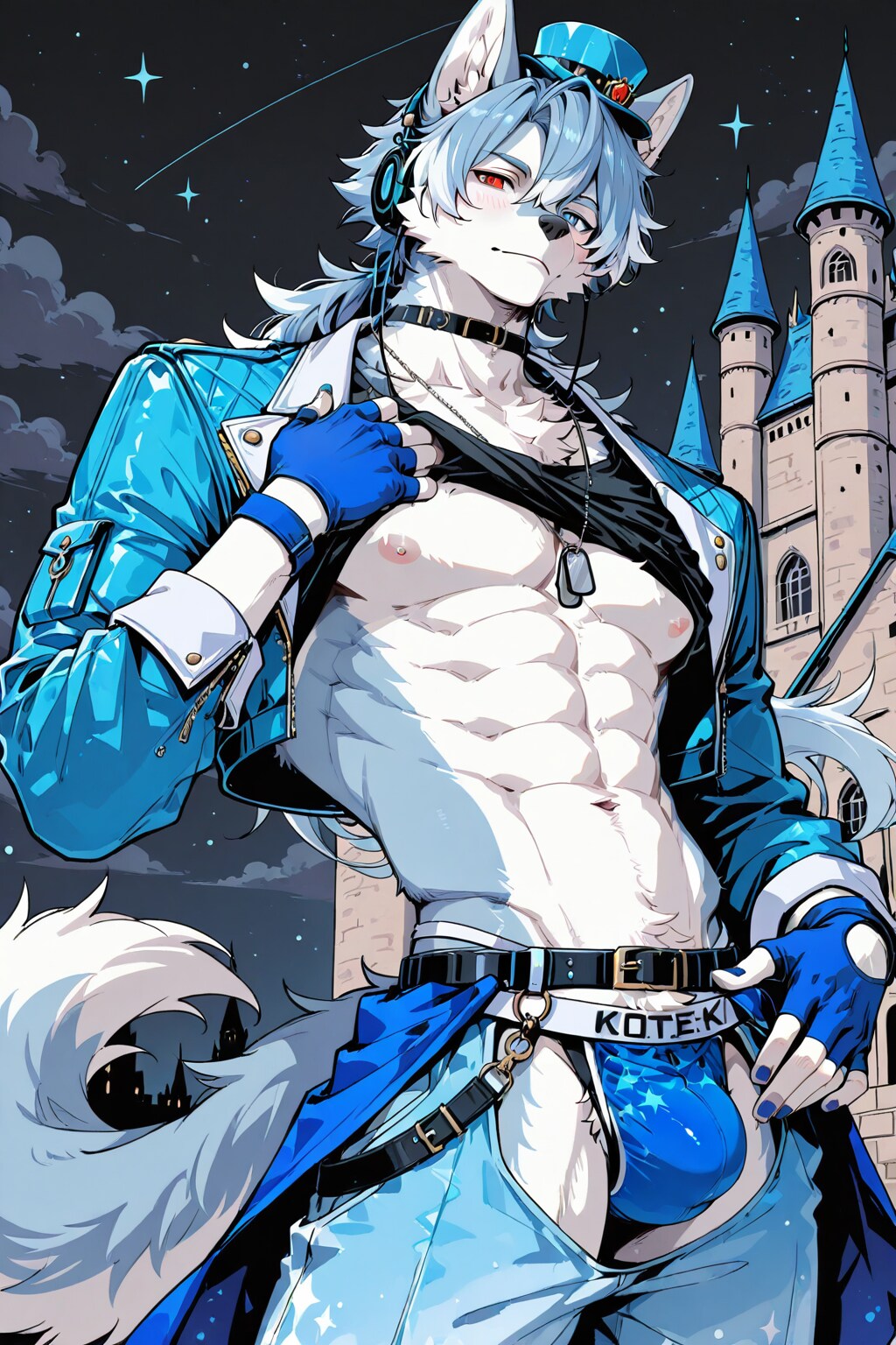 blue wolf boy / remove