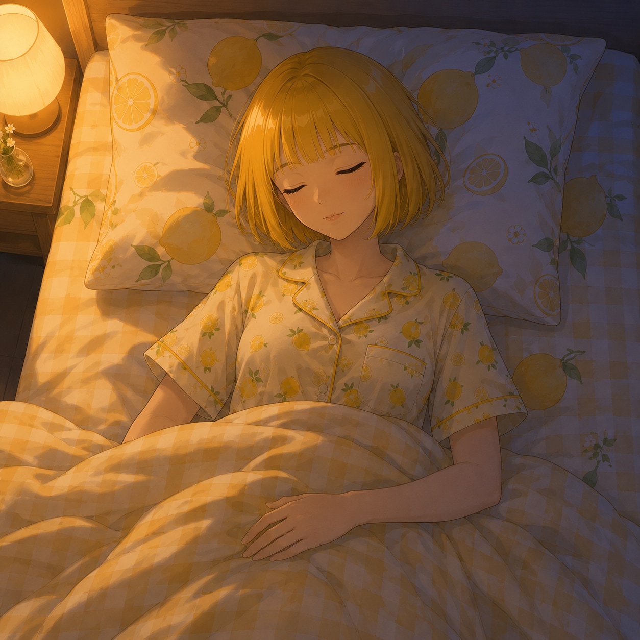 おやすみ🌙（レモンちゃん）