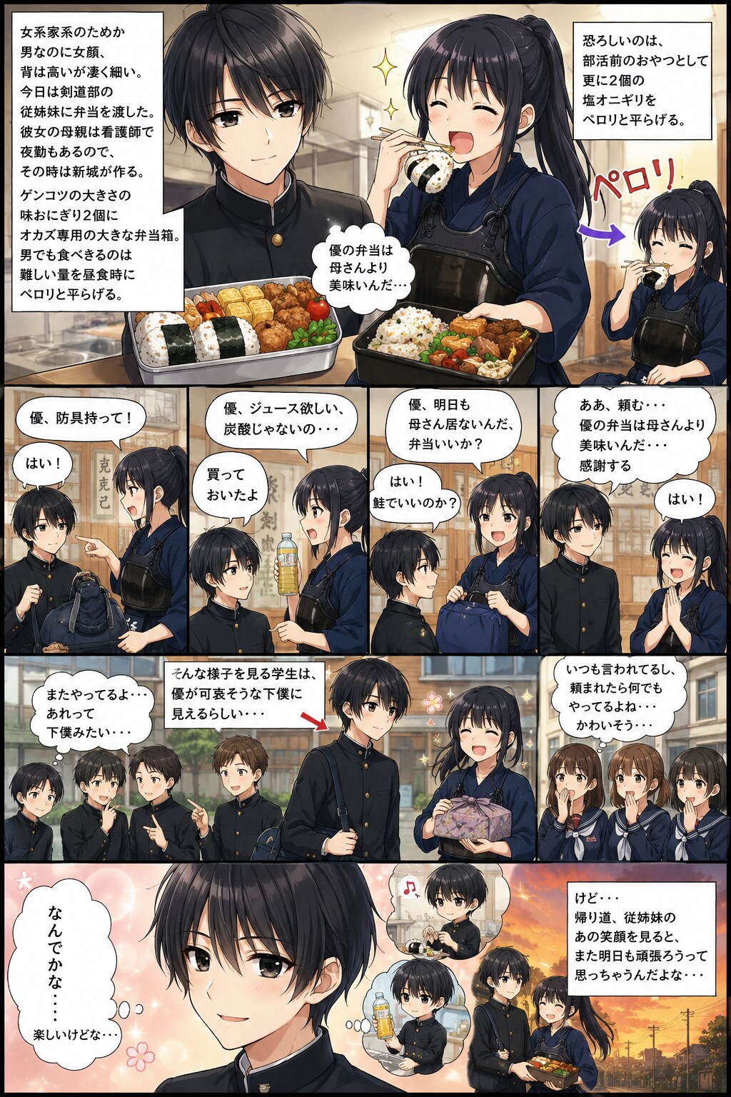 新城　優の学校生活③　「仲が良いだけだよ」