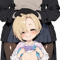 寒いので温め合うイラストなど 3枚目
