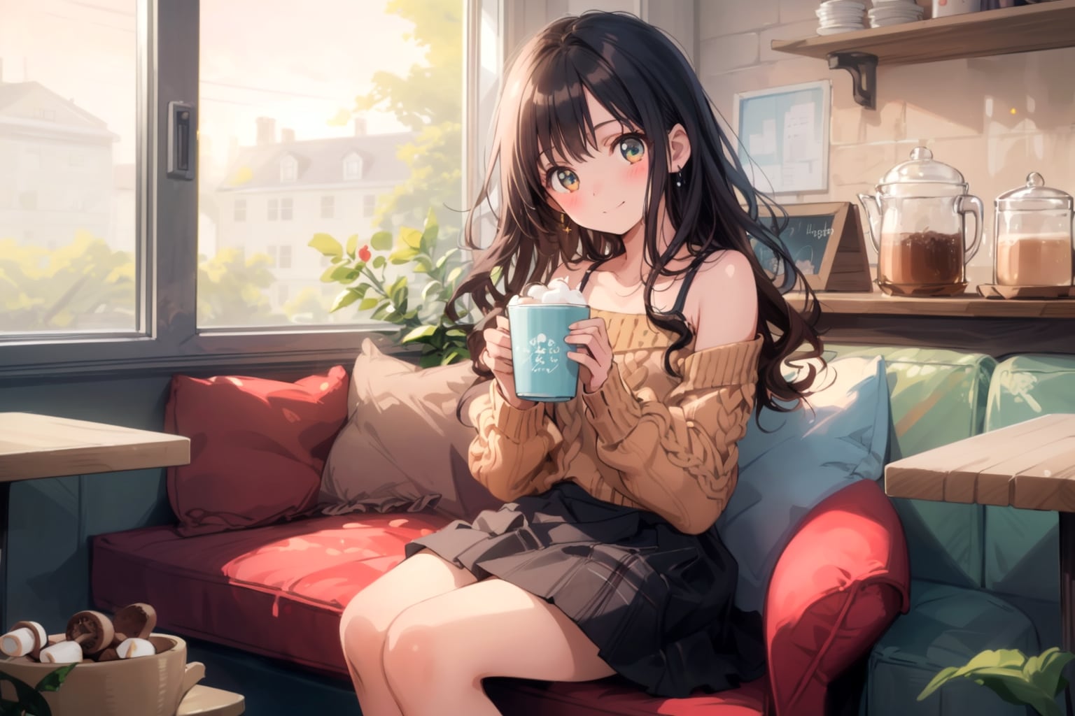ねえ、ひざまくらしてあげようか？