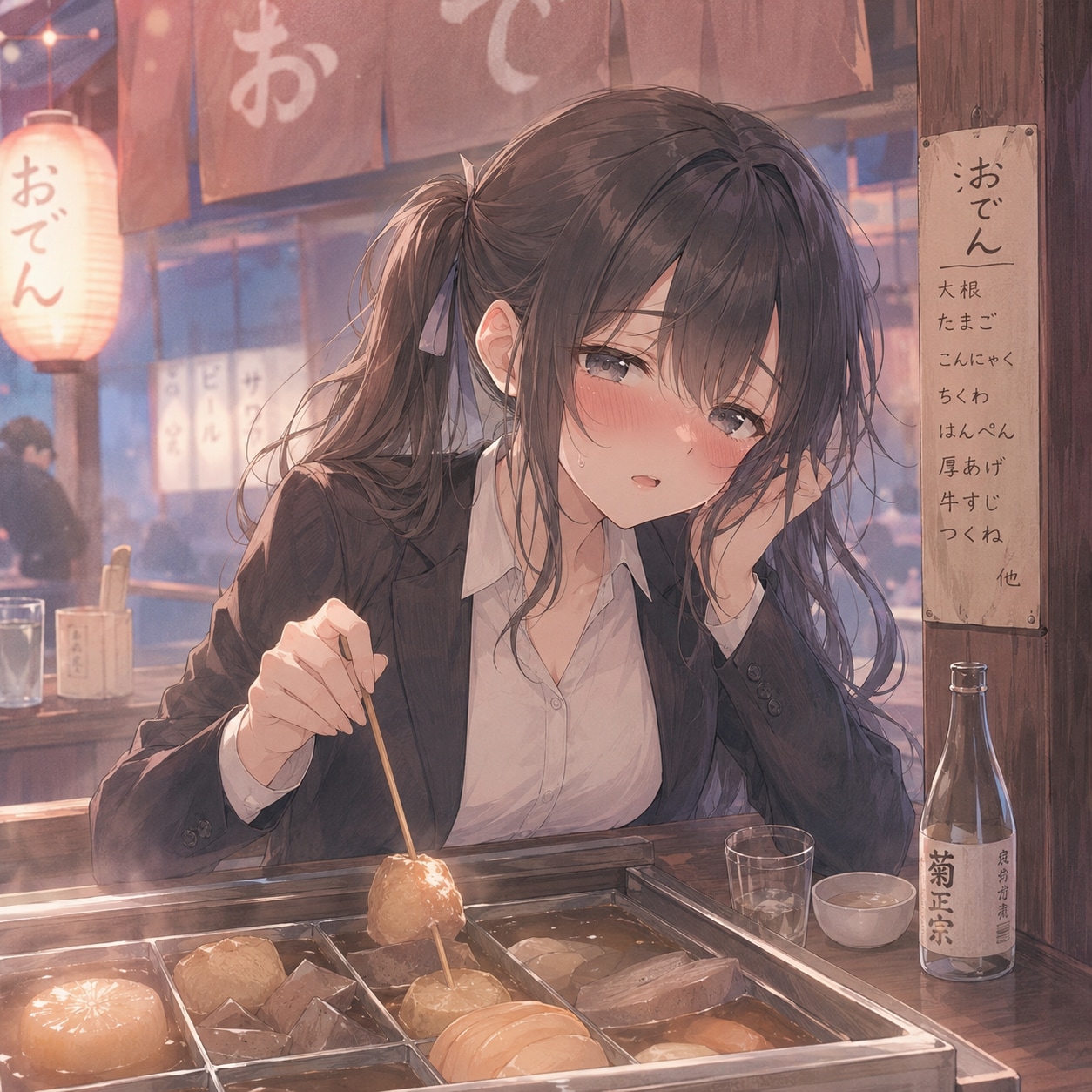 おでん屋で | の人気AIイラスト・グラビア