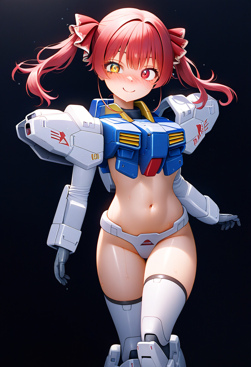 MS少女とコラボした宝鐘マリン