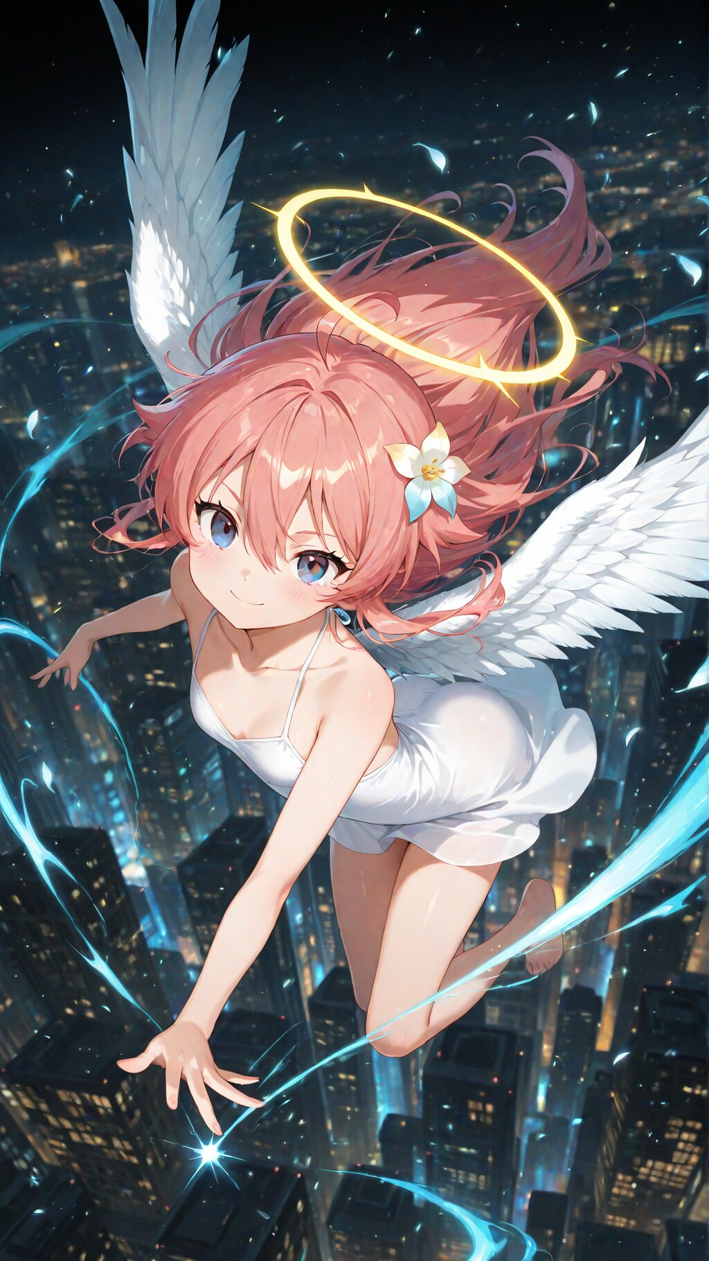 摩天楼を駆ける天使