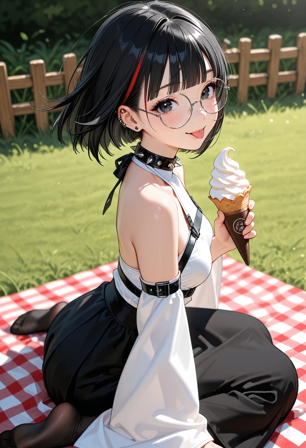 牧場デート。