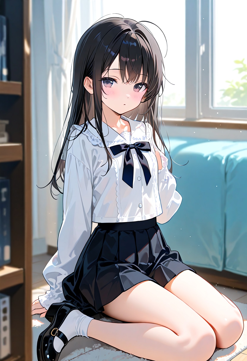 黒髪の美少女(37) | の人気AIイラスト・グラビア