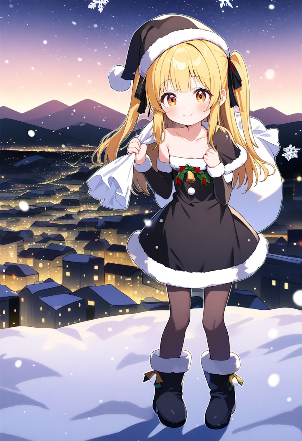 うちの子 黒サンタ