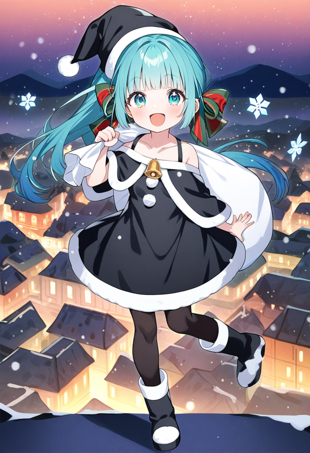 うちの子 黒サンタ