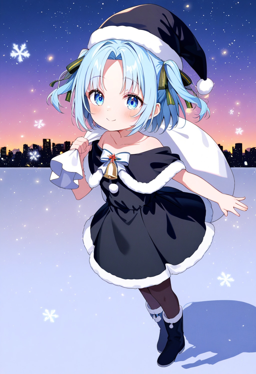 うちの子 黒サンタ