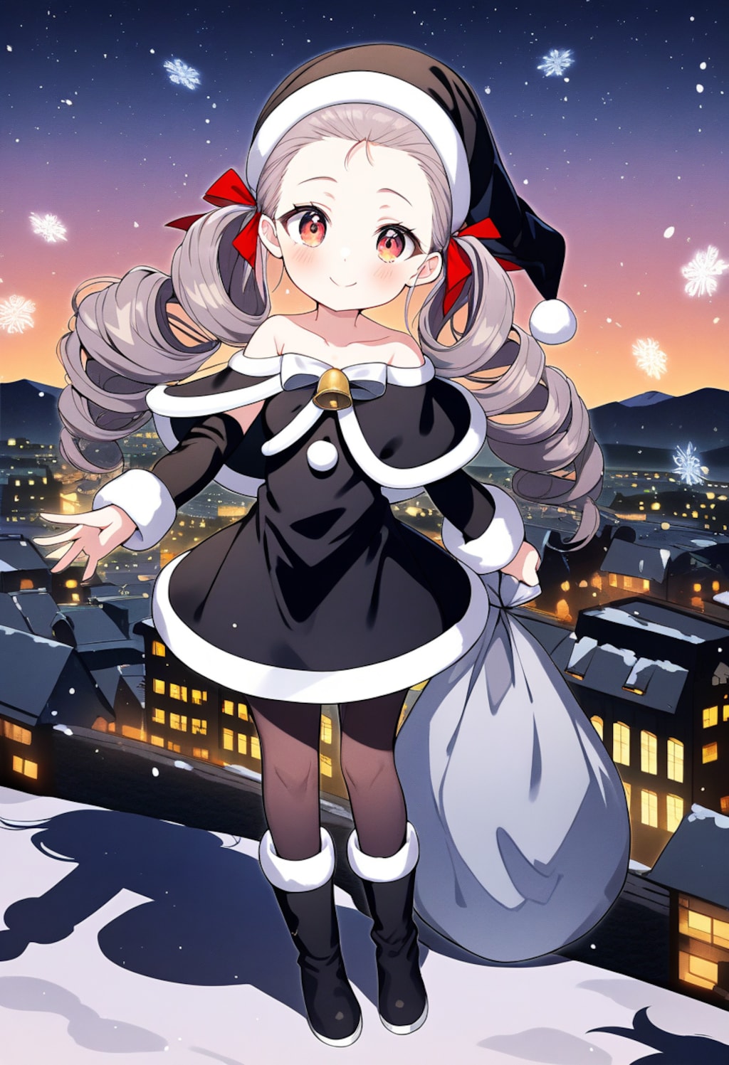 うちの子 黒サンタ