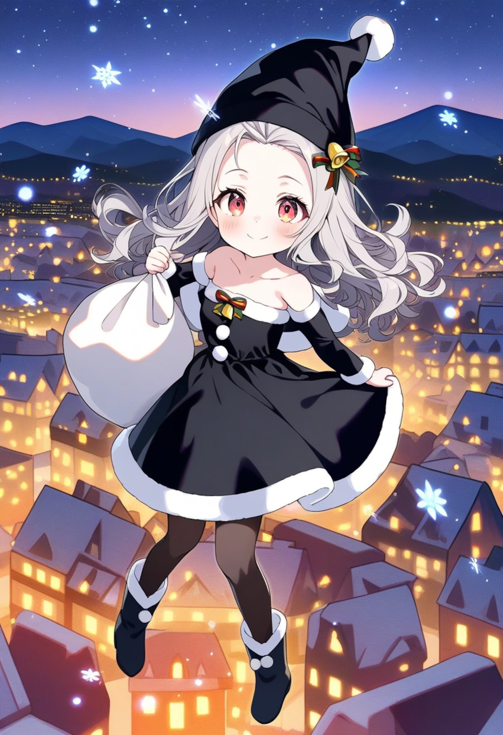 うちの子 黒サンタ