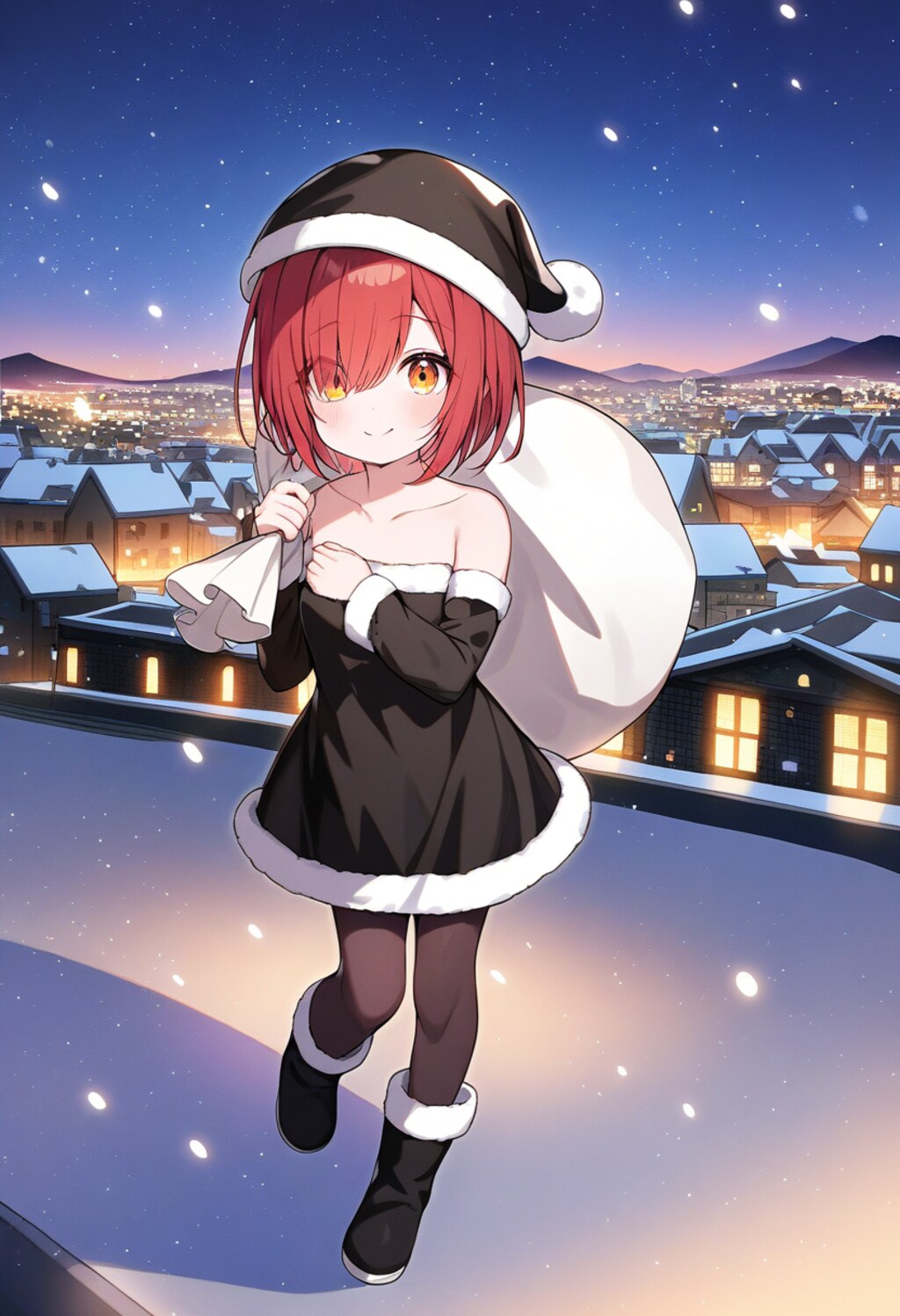 うちの子 黒サンタ