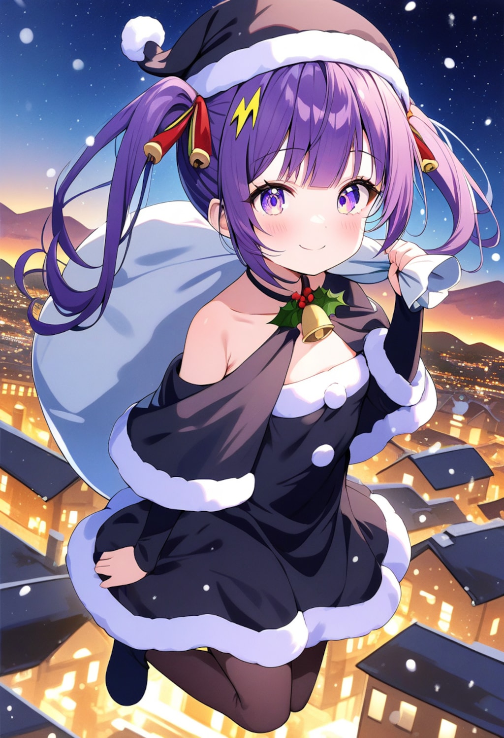 うちの子 黒サンタ