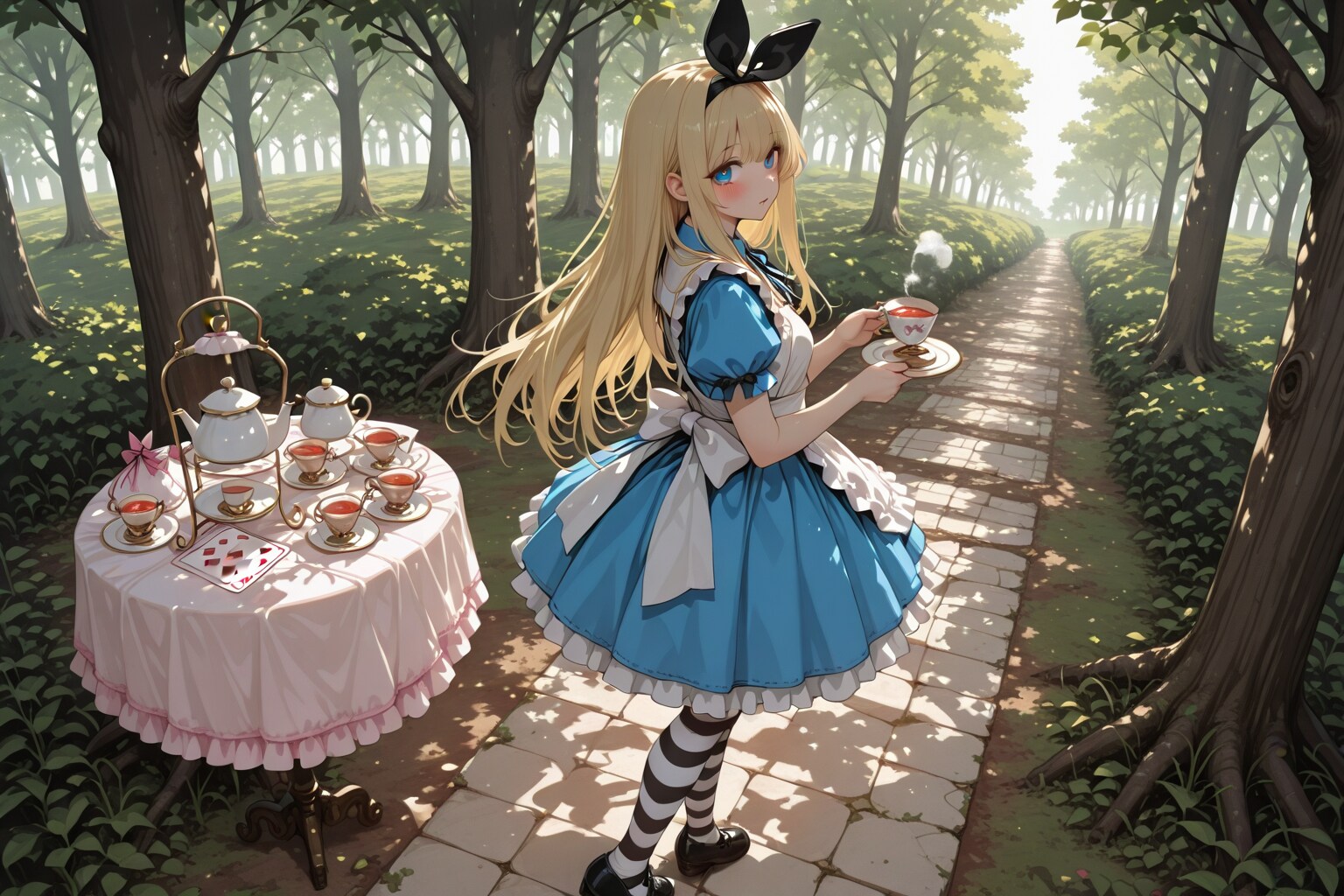 アリスのティーパーティー25 | の人気AIイラスト・グラビア