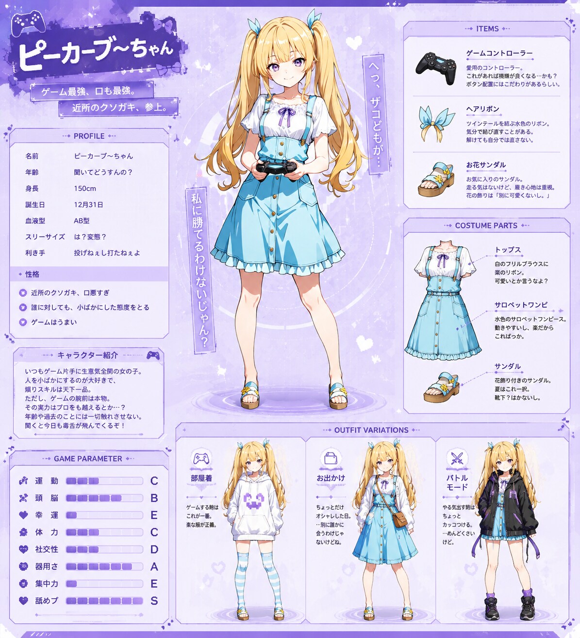 金髪ツインテ生意気ガール