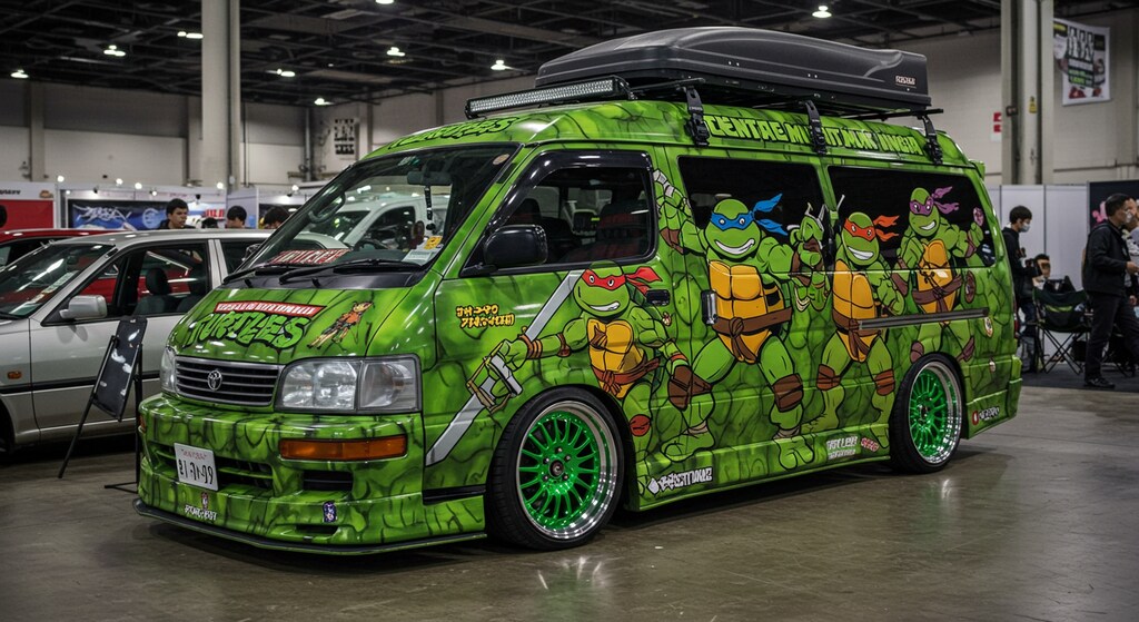 ミュータントタートルズハイエース