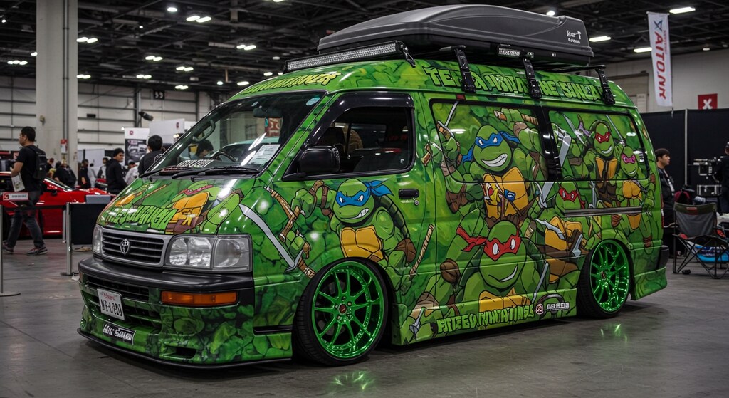 ミュータントタートルズハイエース