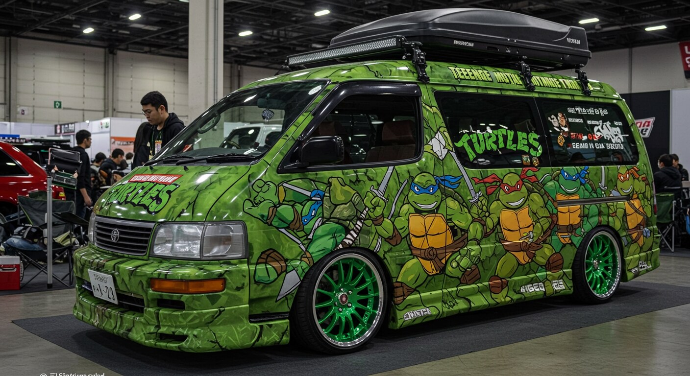 ミュータントタートルズハイエース | の人気AIイラスト・グラビア