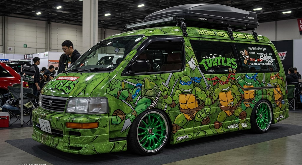 ミュータントタートルズハイエース