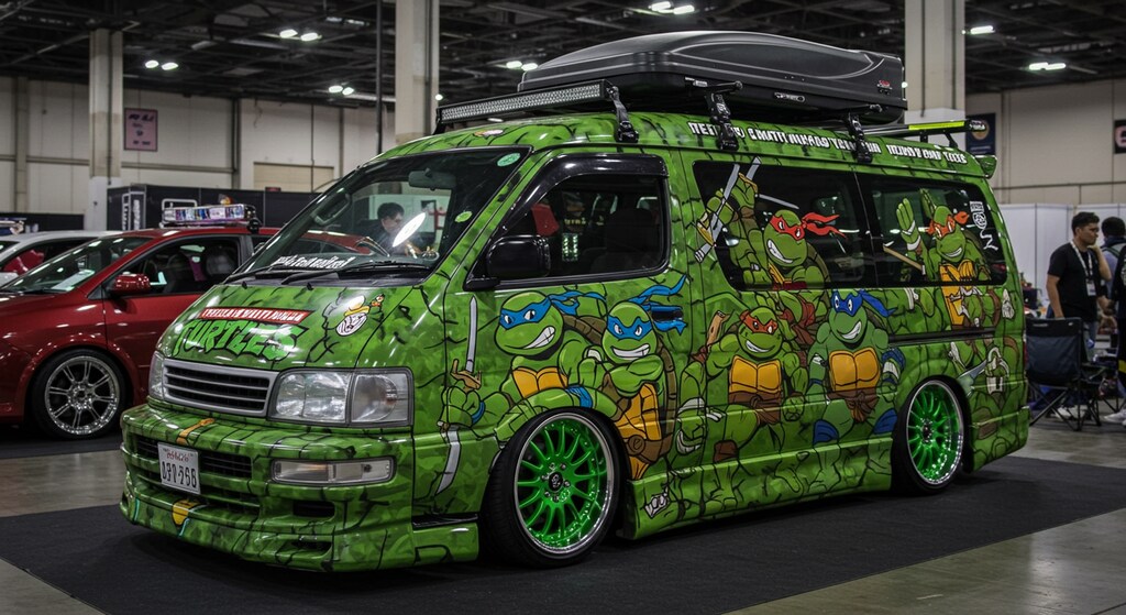 ミュータントタートルズハイエース