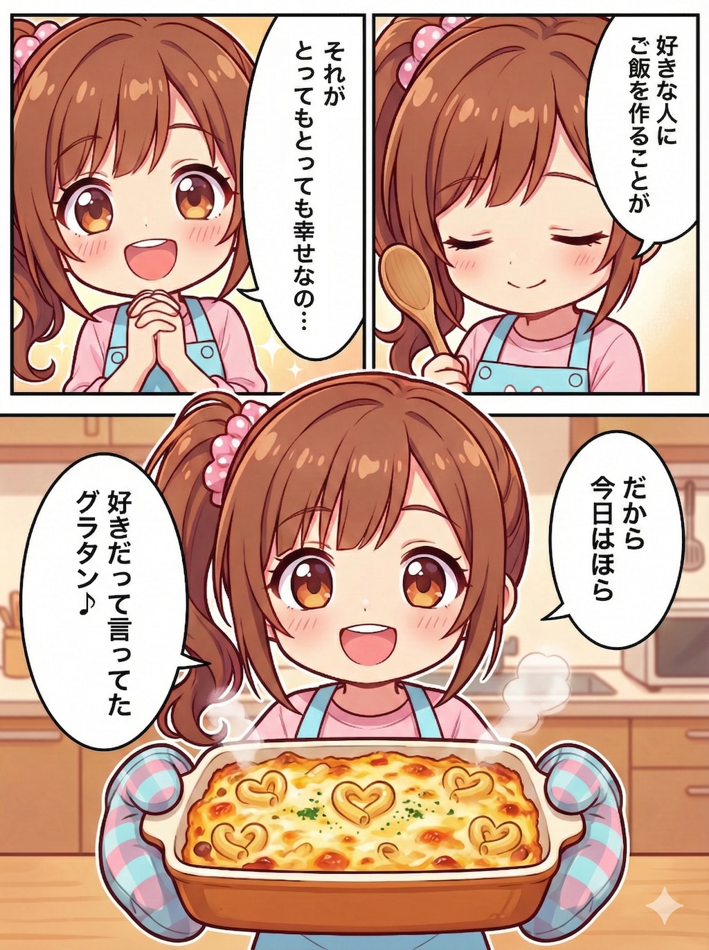 アツアツ♪マカロニグラタン