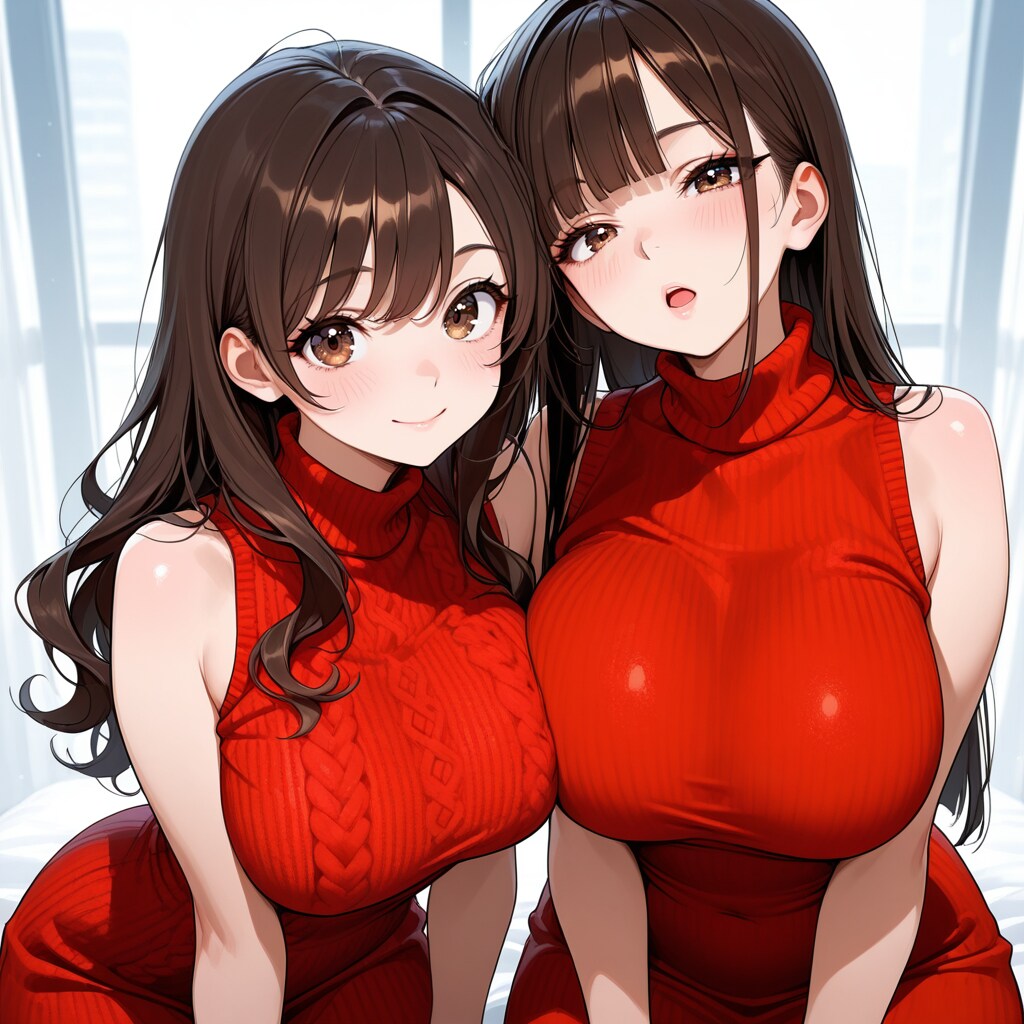 震堂千秋ちゃんとおそろいのノースリーブ