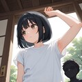 ぶかぶかTシャツちっぱいちゃんのはずが…Tシャツ型ワンピース？ 3枚目
