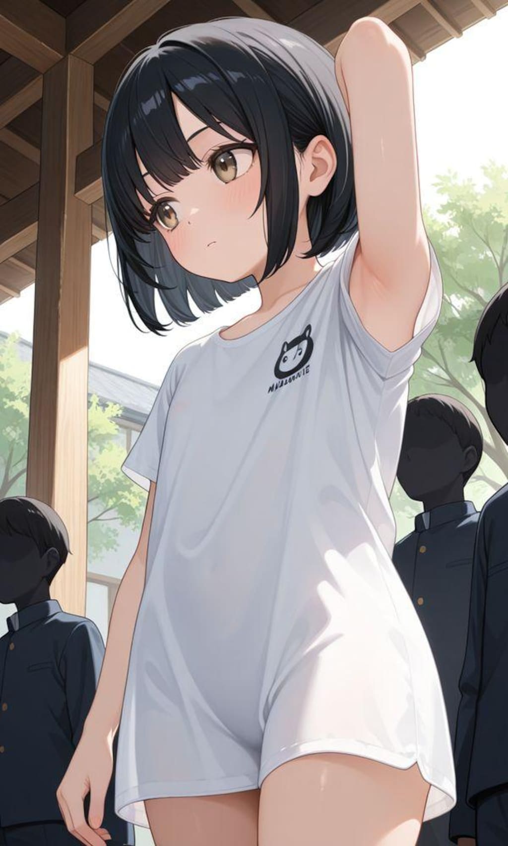 ぶかぶかTシャツちっぱいちゃんのはずが…Tシャツ型ワンピース？
