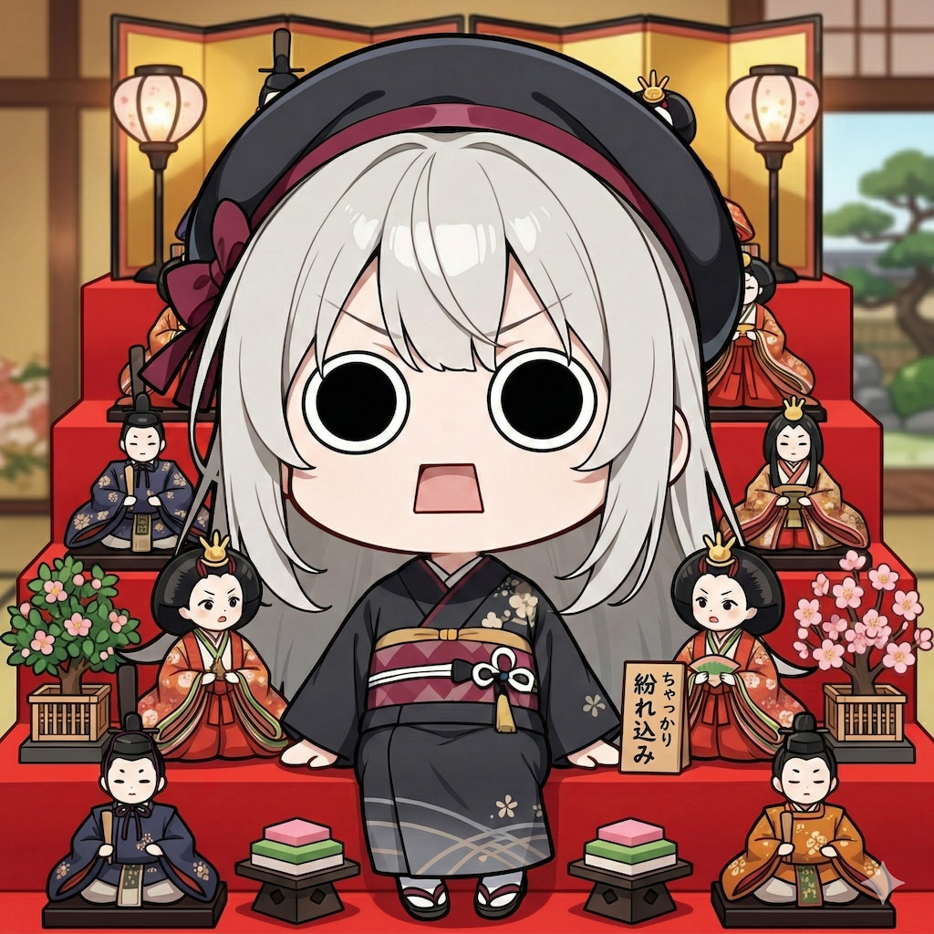 えらいこっちゃ嬢の雛祭り