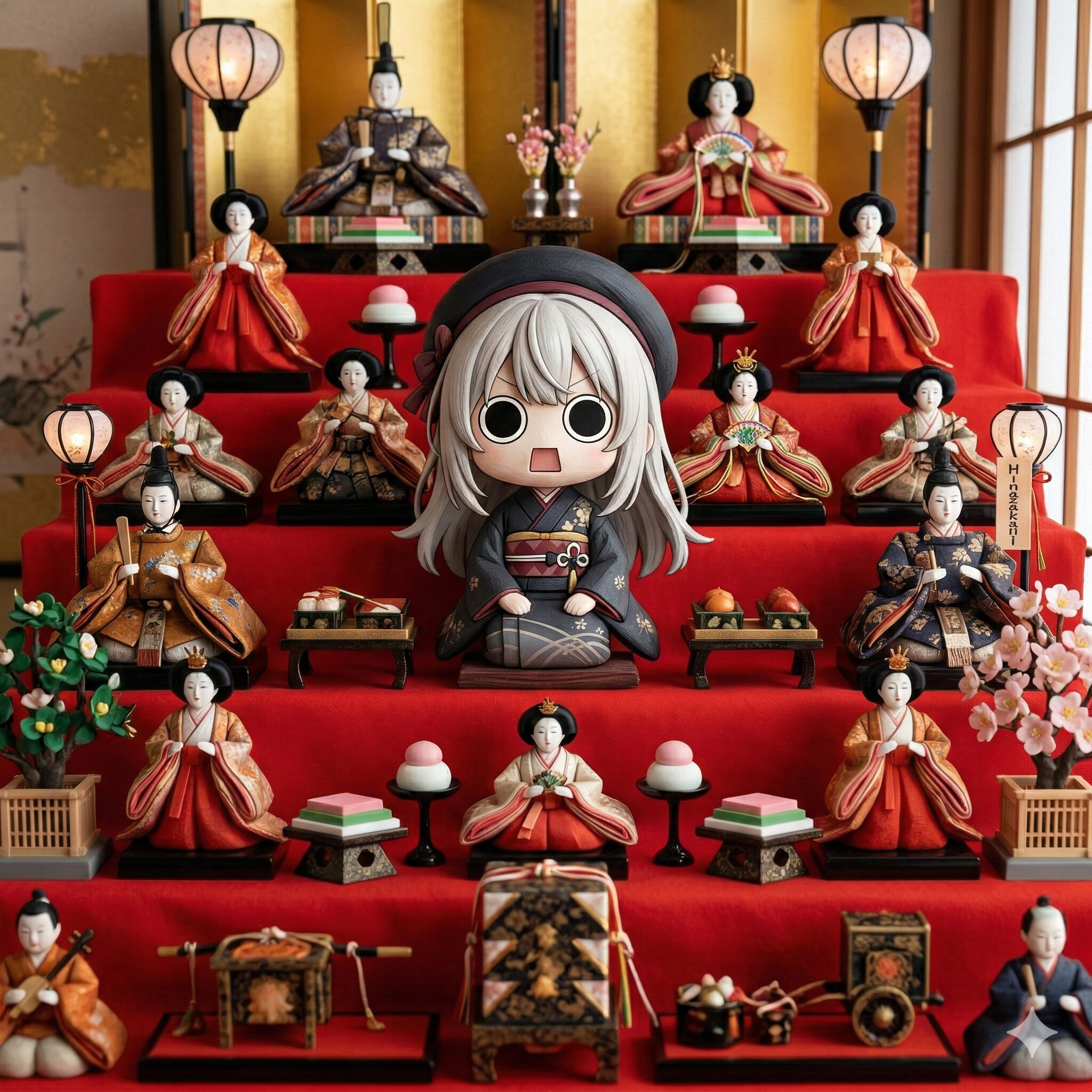 えらいこっちゃ嬢の雛祭り | の人気AIイラスト・グラビア