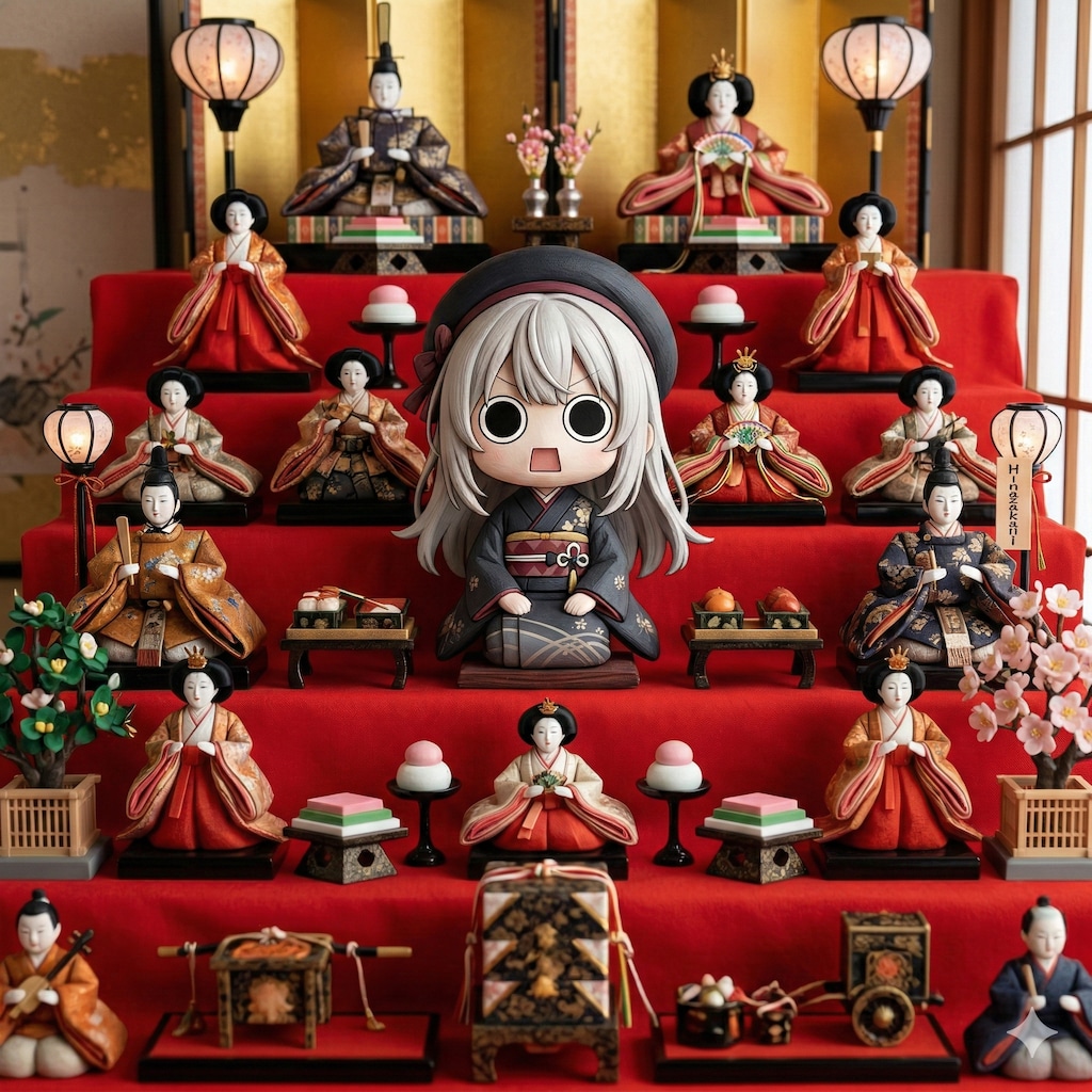 えらいこっちゃ嬢の雛祭り