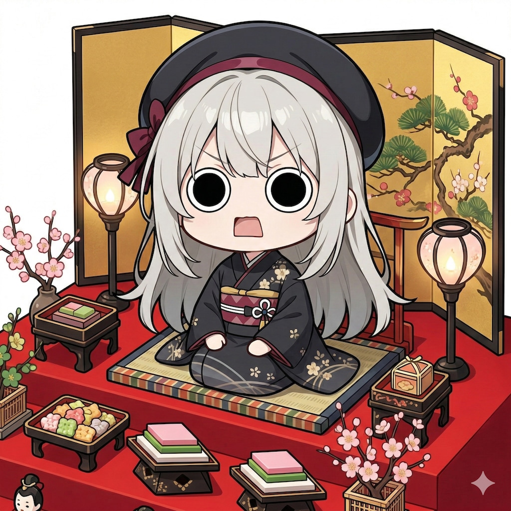 えらいこっちゃ嬢の雛祭り