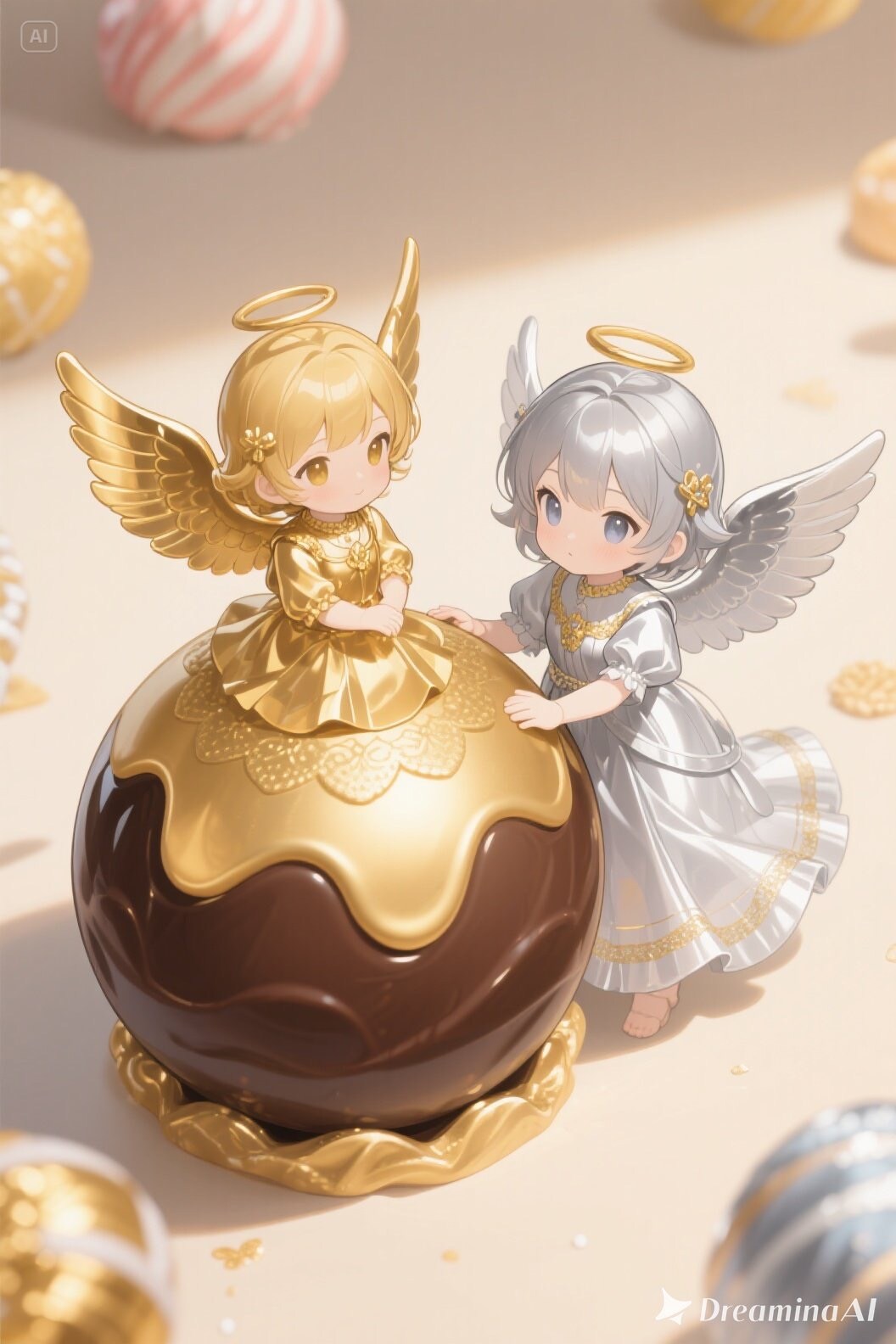 金と銀のエンゼル639 | の人気AIイラスト・グラビア