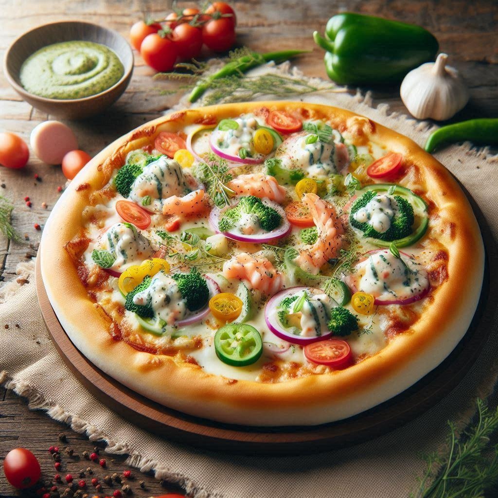 明太ポテトピザ