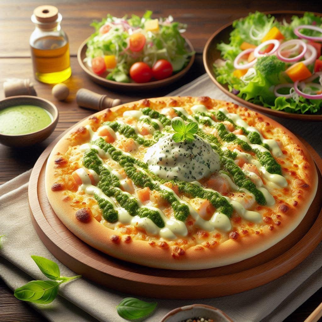 明太ポテトピザ