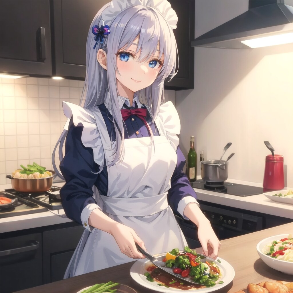 雪女さん🌺料理中