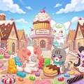 プリルン、お菓子タウンに招待する 5枚目