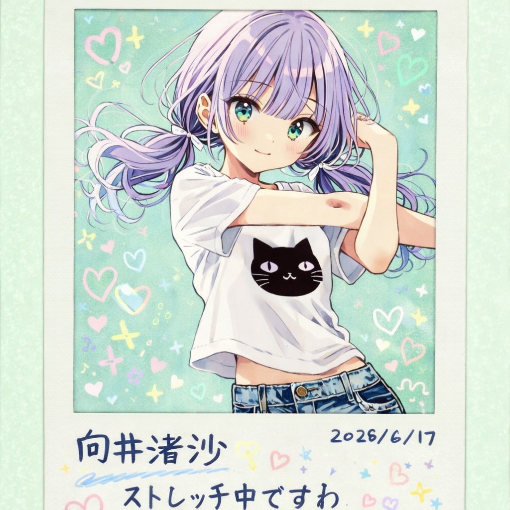 ストレッチ中ですわ