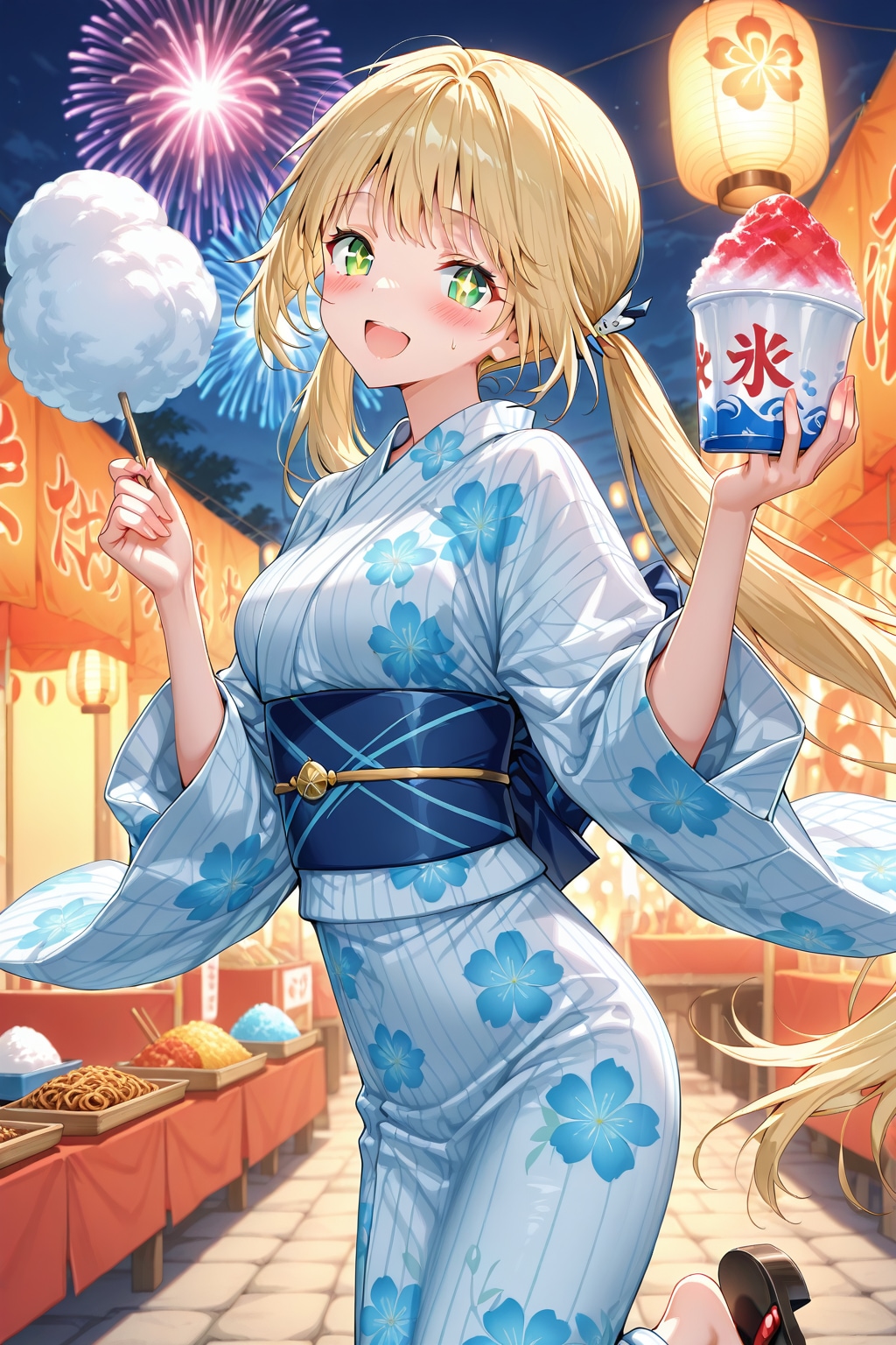 QILINちゃんの夏祭り🎆 | の人気AIイラスト・グラビア