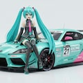 初音ミクとGRスープラ 3枚目